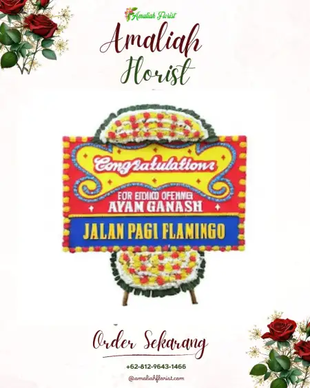 Sewa Papan Bunga Rumbia